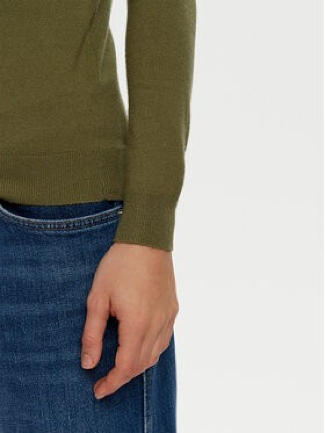 Vero Moda Sweter Happiness 10317993 Zielony Slim Fit