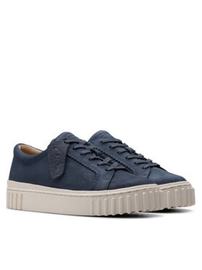 Clarks Sneakersy Mayhill Walk 26181210 Granatowy