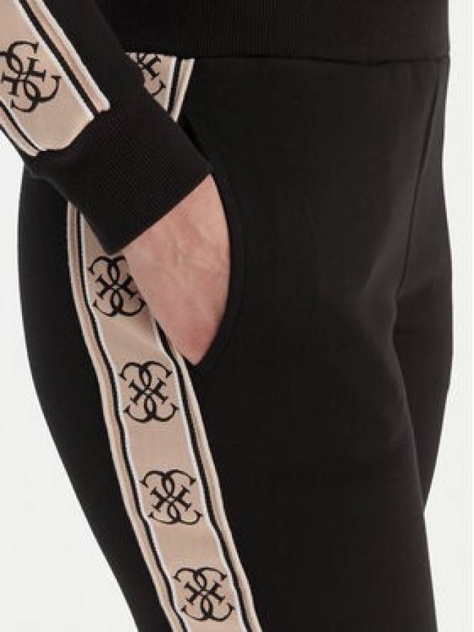 Guess Spodnie dresowe Britney V2YB15 KB3P2 Czarny Regular Fit