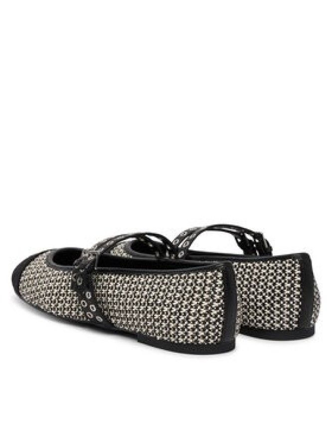 KARL LAGERFELD Baleriny Karo KL40128 Czarny