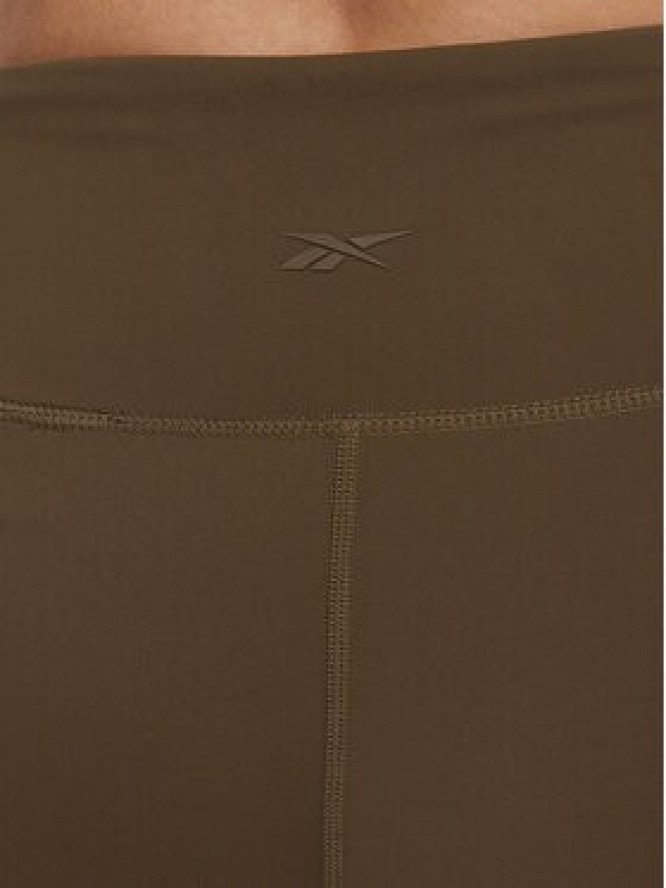 Reebok Legginsy RK25975CCW Brązowy Slim Fit