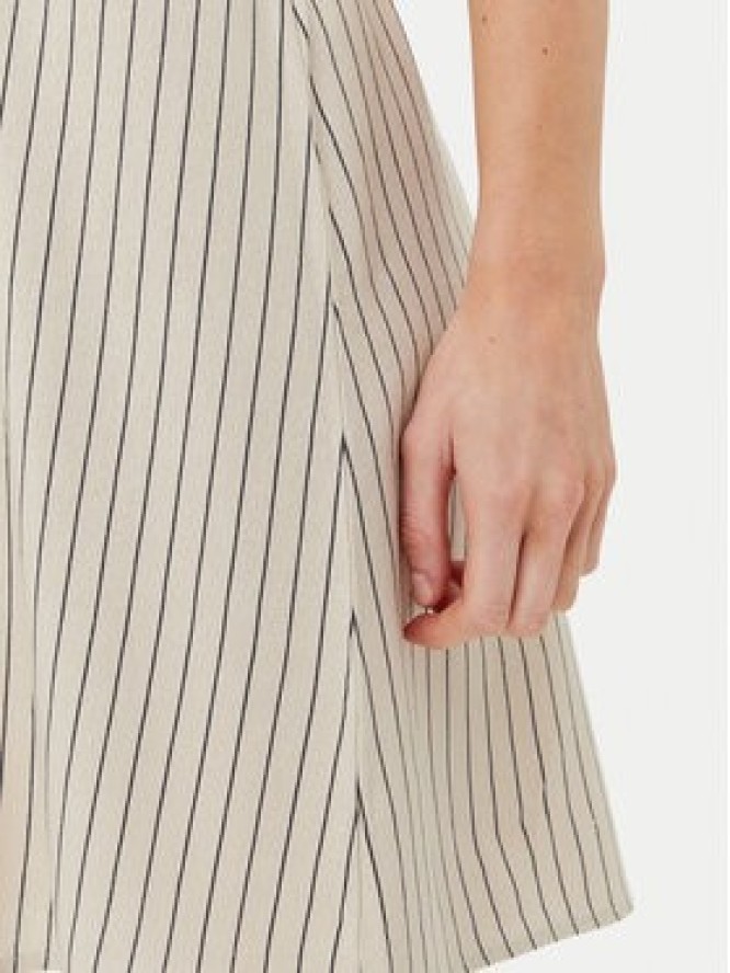 Vero Moda Sukienka letnia Mymilo 10303689 Beżowy Regular Fit