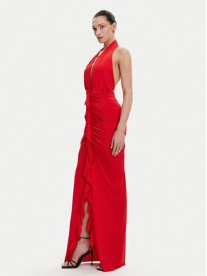 ACCESS FASHION Sukienka wieczorowa 53-3349-391 Czerwony Slim Fit