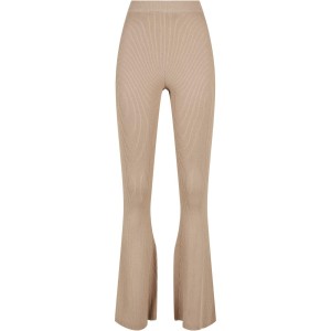 Legginsy damskie Urban Classics Rib Knit Bootcut GT