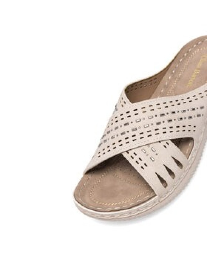 Clara Barson Klapki WYL05010-08 Beżowy