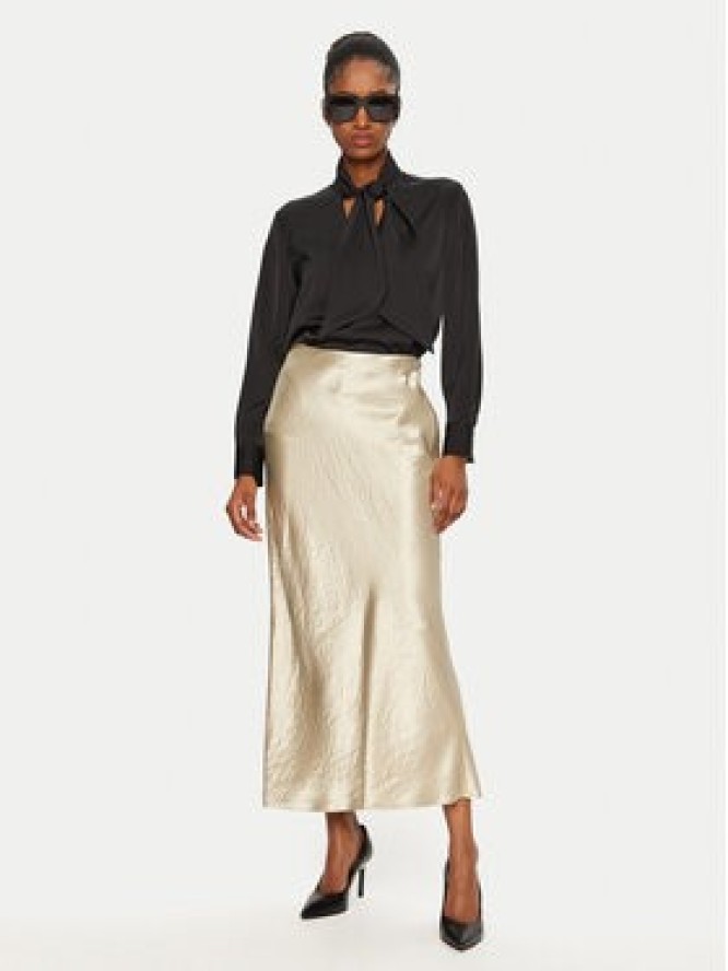 Boss Spódnica midi Vesatie 50524006 Beżowy Regular Fit