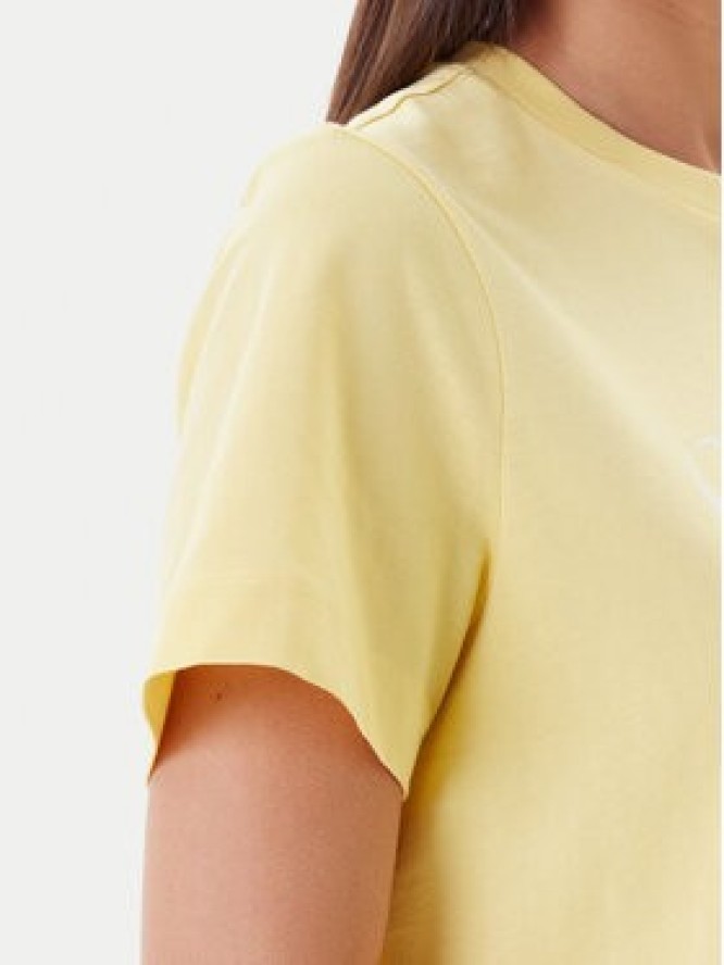 Vero Moda T-Shirt Sonna 10327143 Żółty Regular Fit