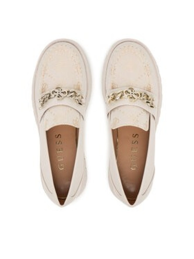 Guess Loafersy FLPALR FAL14 Écru