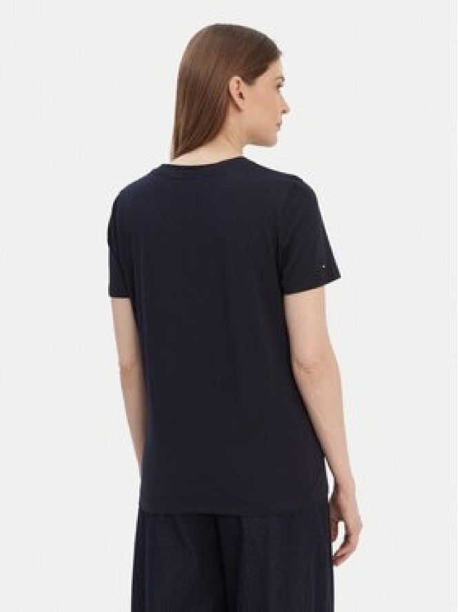 Tommy Hilfiger T-Shirt 1985 WW0WW37877 Granatowy Regular Fit