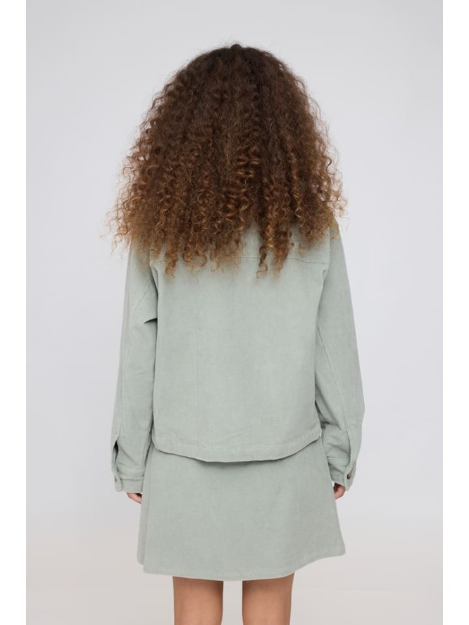 MAZINE Kurtka sztruksowa w kolorze jasnozielonym rozmiar: L