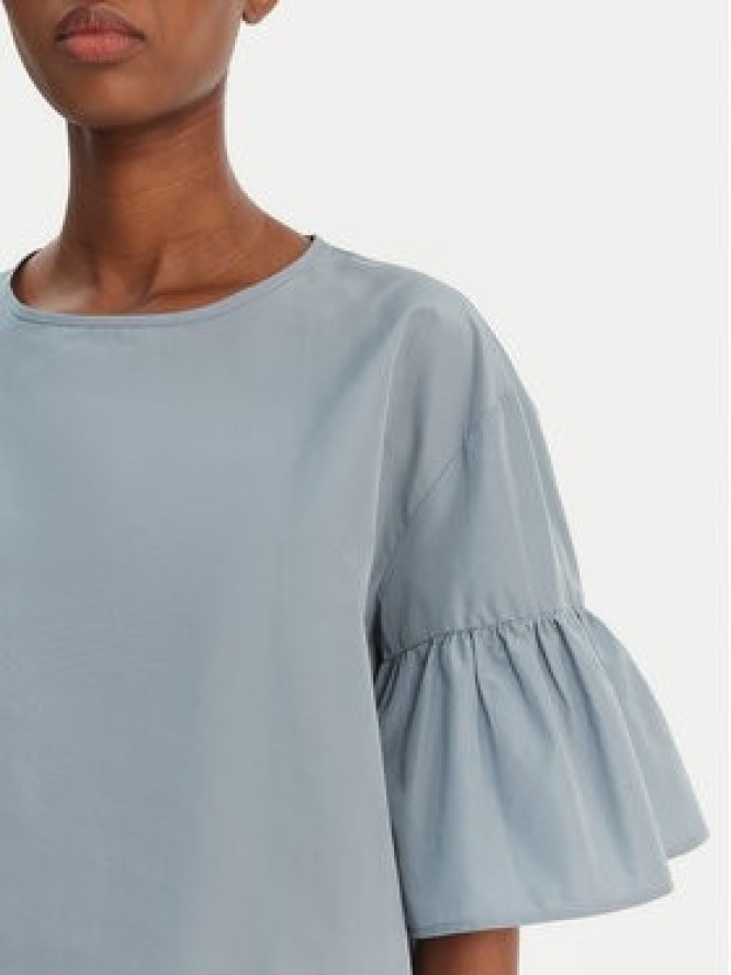 Weekend Max Mara Bluzka Break 2615111152 Błękitny Loose Fit