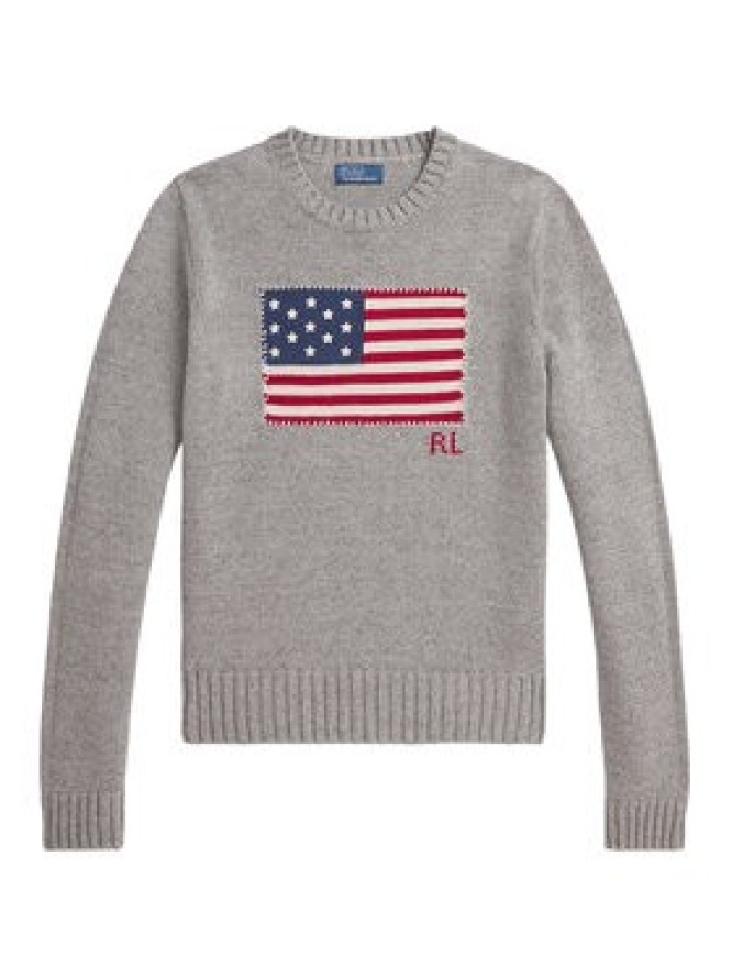 Polo Ralph Lauren Sweter 211B28830002 Szary Regular Fit
