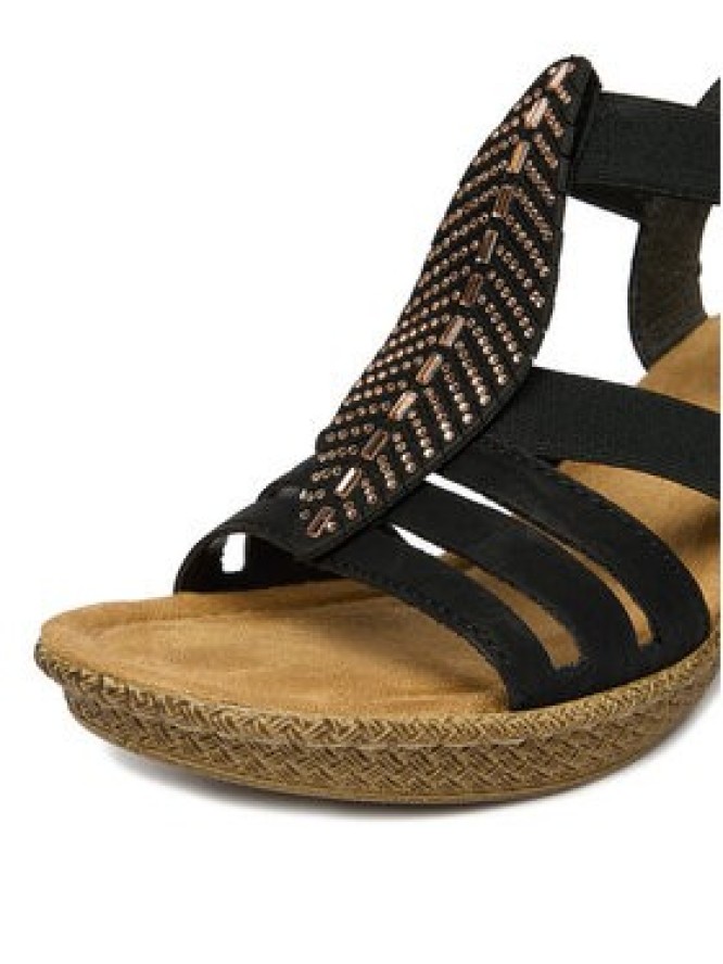 Rieker Sandały CEO-66526-00 Czarny