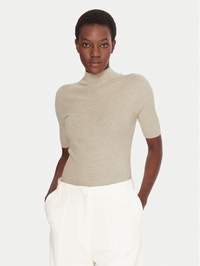 BOSS Golf Faleri 50542885 Beżowy Regular Fit