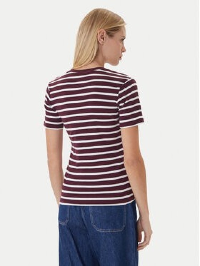 Tommy Hilfiger T-Shirt New Cody WW0WW40587 Bordowy Slim Fit