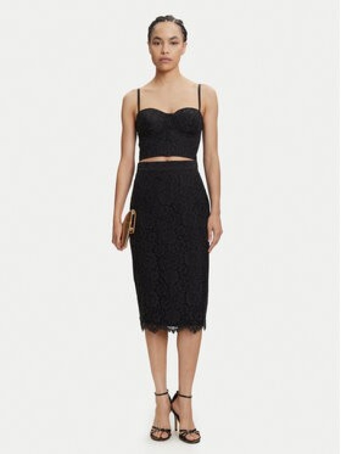 Guess Spódnica ołówkowa W5YD12 WHD00 Czarny Regular Fit