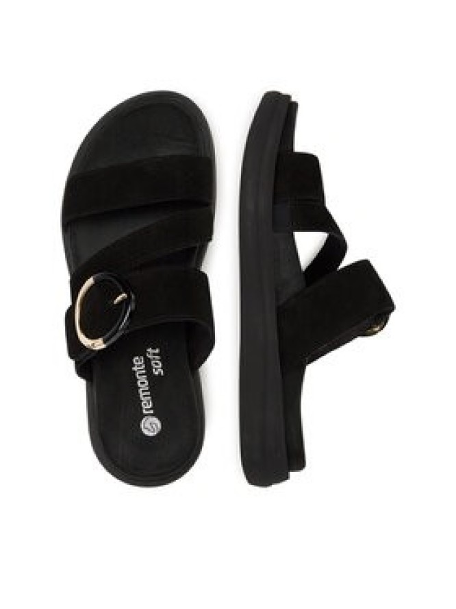 Remonte Klapki D2N53-02 Czarny