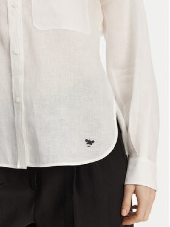 Weekend Max Mara Koszula Spoleto 2515111042 Biały Regular Fit