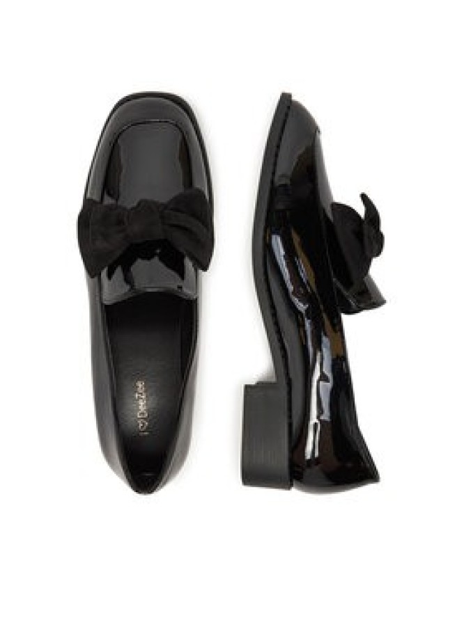 DeeZee Loafersy SQ873-1 Czarny