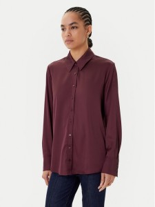 Guess Koszula A114 Bordowy Regular Fit