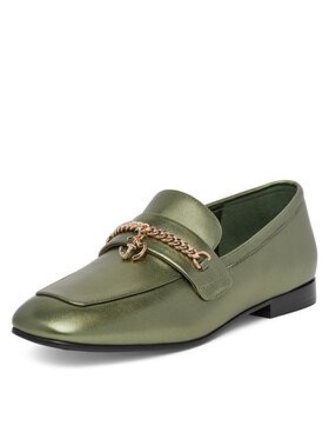 Eva Minge Loafersy CYNIA-LT2513-37 Zielony