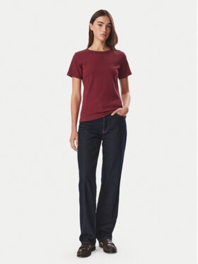 HUGO T-Shirt Deloris 50512002 Czerwony ciemny Slim Fit
