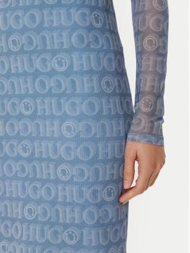 HUGO Sukienka codzienna Noella 50534704 Niebieski Slim Fit