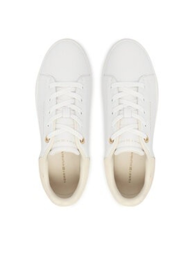 Tommy Hilfiger Sneakersy Casual Cupsole Sneaker FW0FW09020 Biały