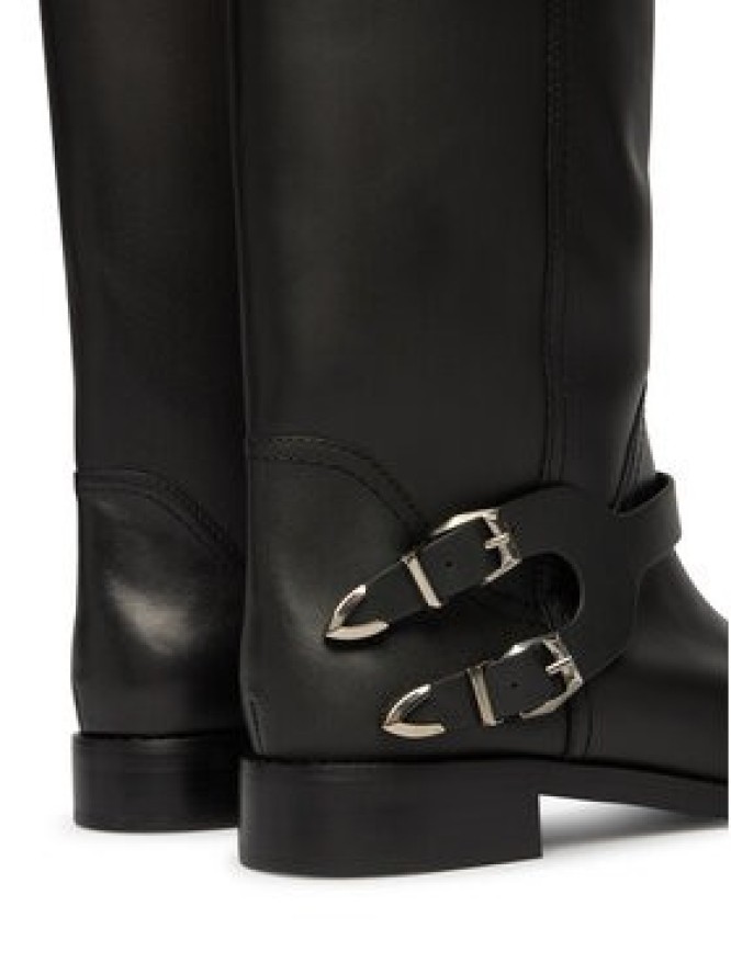 PINKO Oficerki Cheval 02 SD0635P001 Czarny