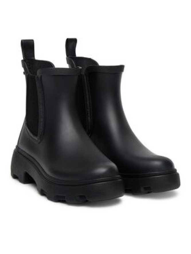 Tommy Hilfiger Kalosze Rubber Flag Cleated FW0FW08637 Czarny