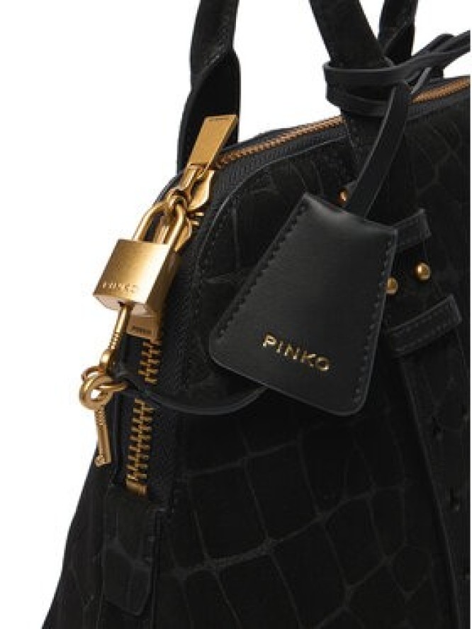 PINKO Torebka Bowling Bag Medium AI 25-26 PLTT 105906 A2YW Czarny