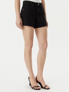 Vero Moda Szorty jeansowe Tess 10301532 Czarny Regular Fit