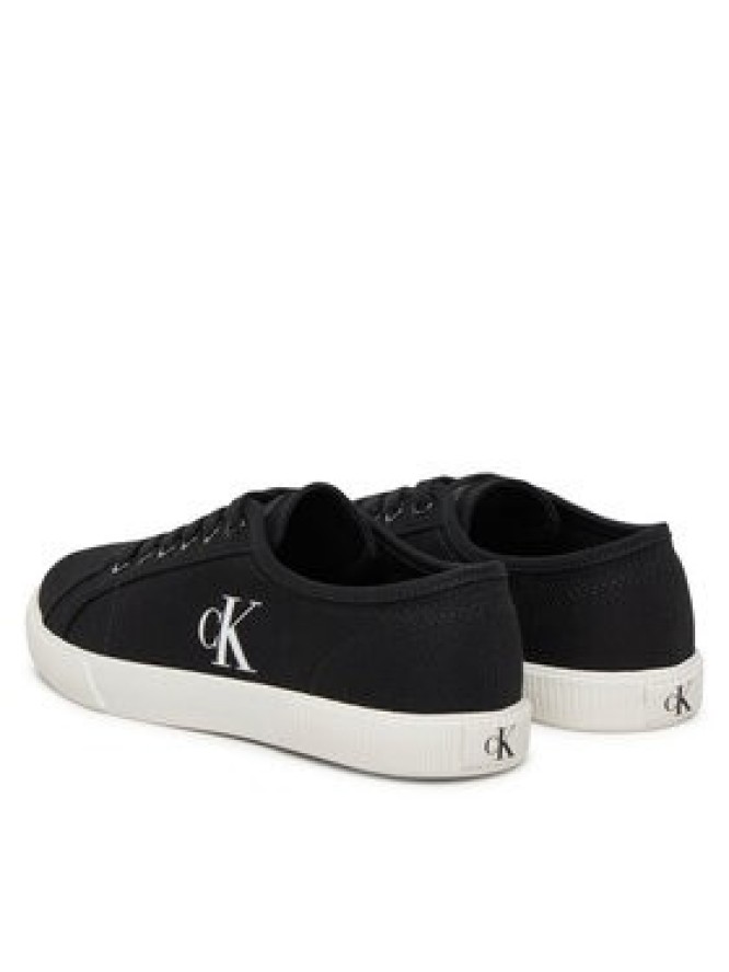 Calvin Klein Jeans Tenisówki Ess Vulc Low Cv Mg Wn YW0YW01762 Czarny