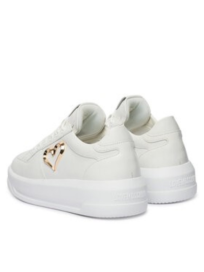 LOVE MOSCHINO Sneakersy JA15485G0OIA0100 Biały