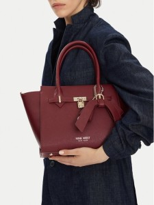Nine West Torebka CEO-Chelsea-Charm-II-LX10185 Bordowy
