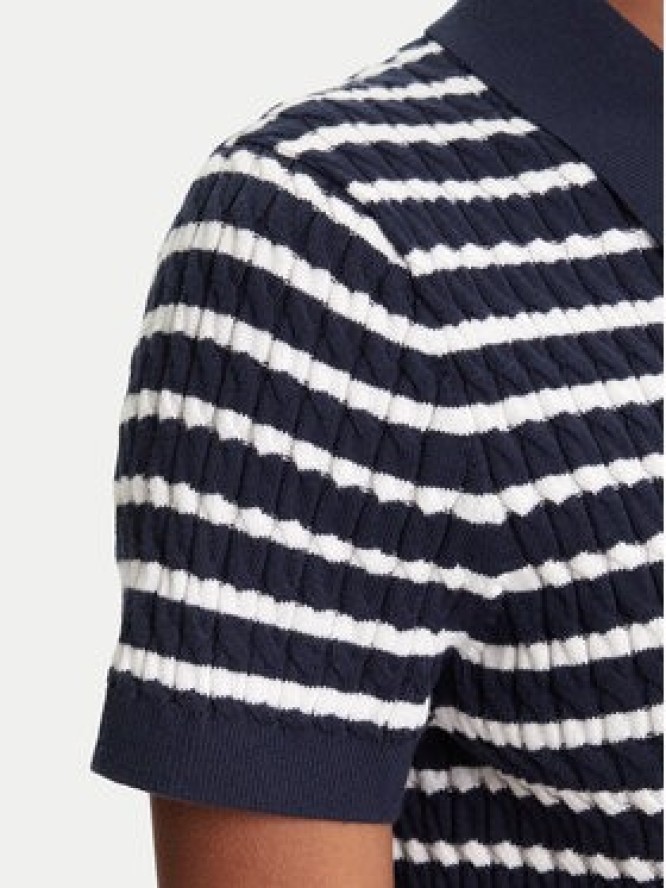 Tommy Hilfiger Sweter Fine WW0WW41474 Granatowy Regular Fit