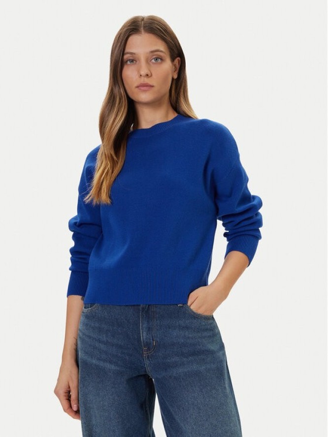 Vero Moda Sweter Gold Art 10332206 Niebieski Regular Fit