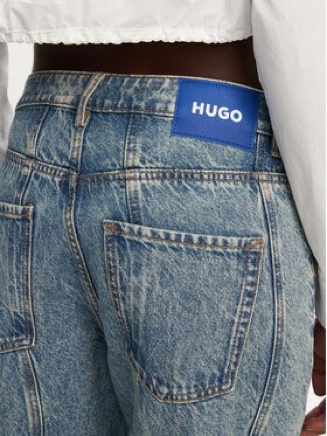 HUGO Jeansy Leni 50531726 Niebieski Loose Fit