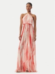 Elisabetta Franchi Sukienka letnia ABR4752E2 CP9 Czerwony Regular Fit
