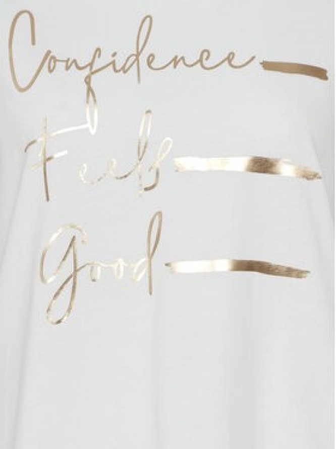 Fransa T-Shirt 20613424 Biały Regular Fit