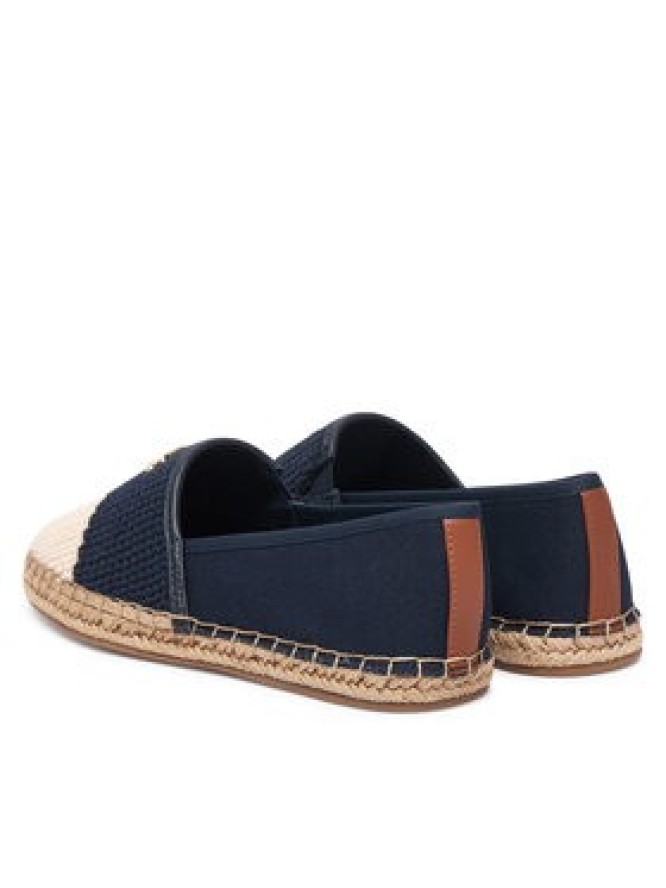 Tommy Hilfiger Espadryle Script Crochet Espadrille FW0FW09502 Granatowy