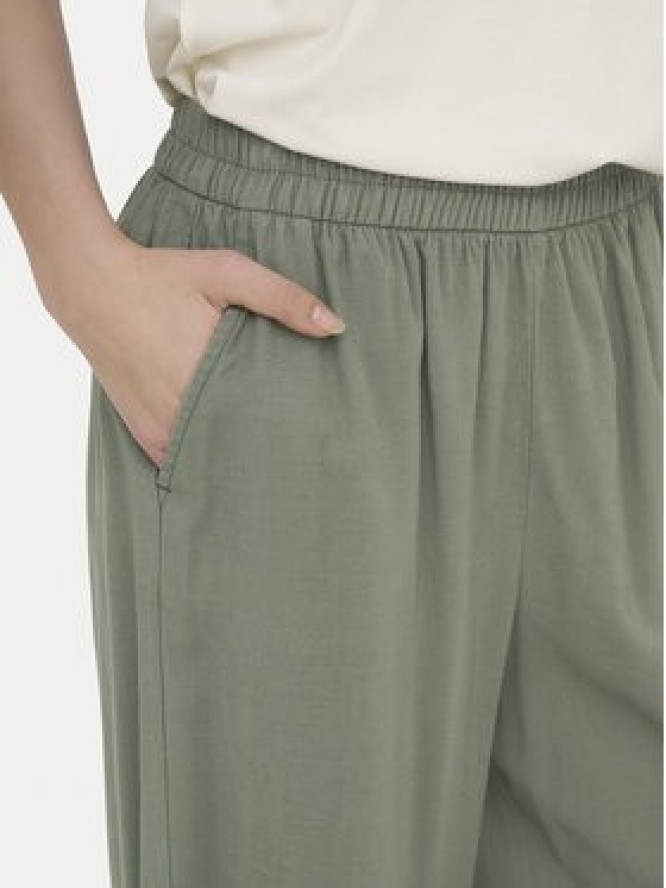 ONLY Spodnie materiałowe Aris 15337956 Zielony Straight Fit