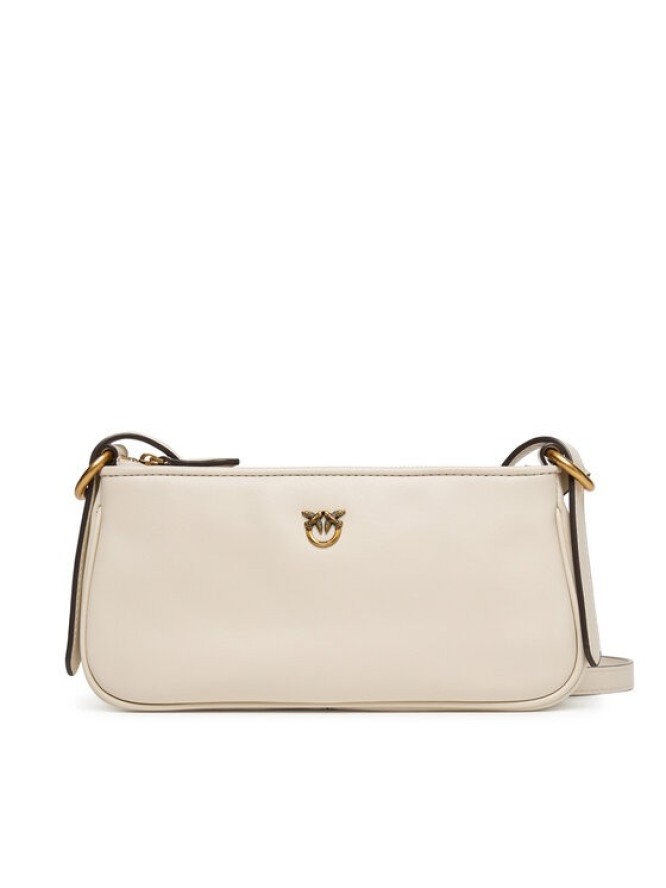 PINKO Torebka Half Moon Baguette Mini AI 25-26 PLTT 105069 A0QO Écru
