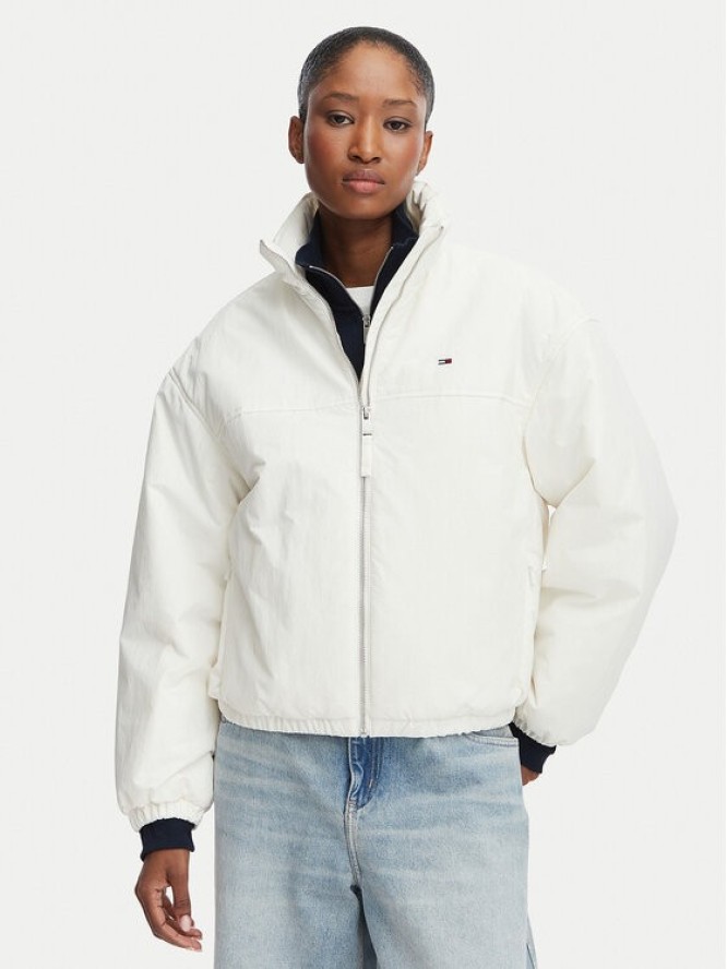 Tommy Jeans Kurtka przejściowa DW0DW22908 Biały Regular Fit