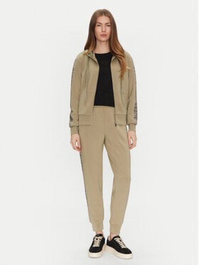 Guess Spodnie dresowe W5RB00 KBYE2 Zielony Regular Fit
