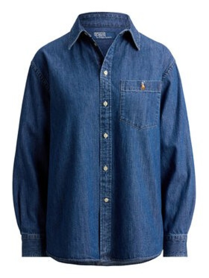Polo Ralph Lauren Koszula jeansowa 211B17146001 Niebieski Regular Fit