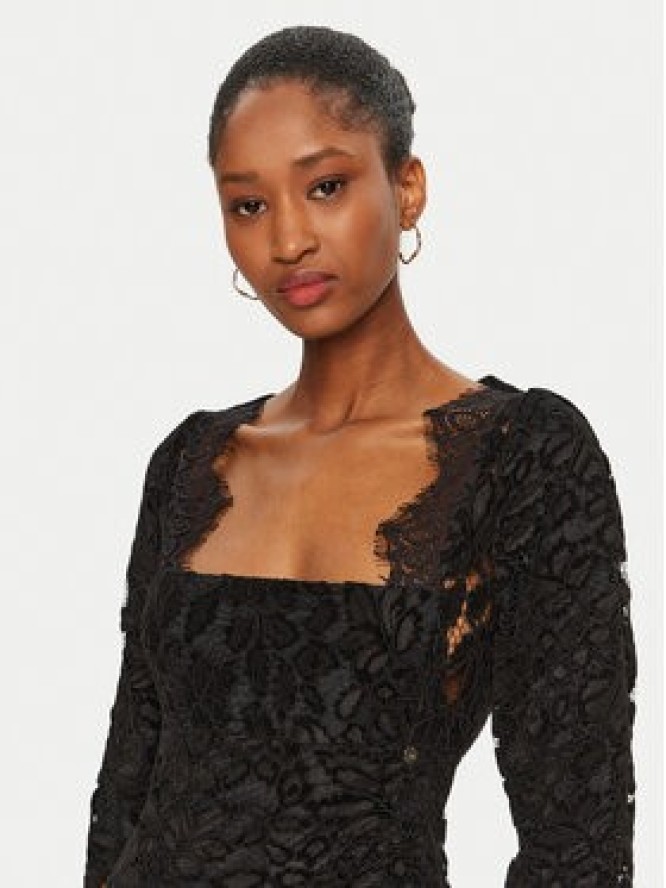 Rinascimento Sukienka koktajlowa CFC0121734003 Czarny Slim Fit