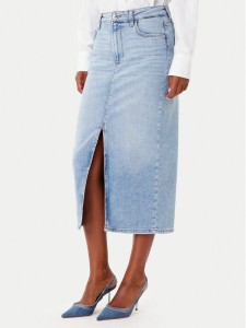 Guess Spódnica jeansowa W5YD1L D5QQ0 Niebieski Regular Fit
