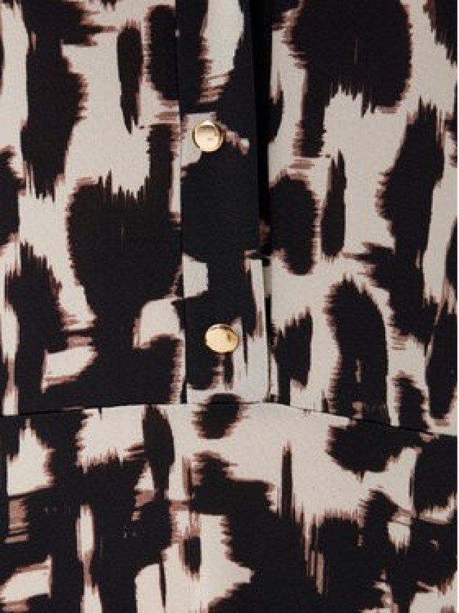 Morgan Sukienka koszulowa 252-RITALA Czarny Regular Fit