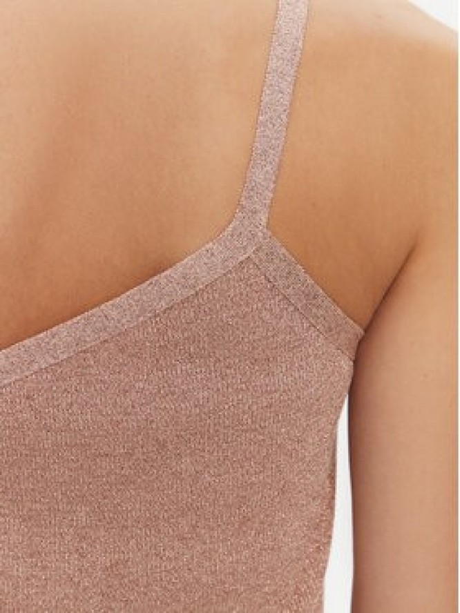 Kontatto Sukienka dzianinowa 3M0563C Beżowy Regular Fit